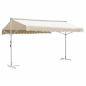 Preview: Freistehende Markise 500x300 cm Creme
