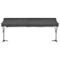 Preview: Freistehende Markise 600x300 cm Anthrazit 