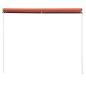 Preview: Einziehbare Markise 250×150 cm Orange und Braun