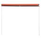 Preview: Einziehbare Markise 250×150 cm Orange und Braun