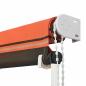 Preview: Einziehbare Markise 300×150 cm Orange und Braun