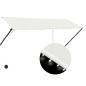 Preview: Einziehbare Markise mit LED 300×150 cm Creme