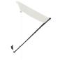 Preview: Einziehbare Markise mit LED 350×150 cm Creme