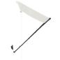 Preview: Einziehbare Markise mit LED 350×150 cm Creme