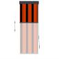 Preview: Außenrollo 60 x 250 cm Orange und Braun