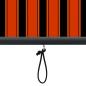 Preview: Außenrollo 60 x 250 cm Orange und Braun