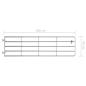 Preview: 5-Rohre-Weidetor Stahl (115-300)×90 cm Silbern 