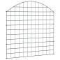 Preview: Gartenzaun Set Konvex 77,5x78,5 cm Grün