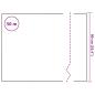 Preview: Fensterfolie Matt Streifen-Design 0,9x50 m PVC