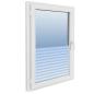 Preview: Fensterfolie Matt Streifen-Design 0,9x100 m PVC