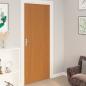 Preview: Selbstklebende Türfolien 2 Stk. Helle Eiche 210 x 90 cm PVC