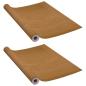 Preview: Selbstklebende Türfolien 2 Stk. Helle Eiche 210 x 90 cm PVC