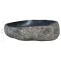 Preview: Waschbecken Flussstein Oval (29-38)x(24-31) cm