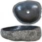 Preview: ARDEBO.de - Waschbecken Flussstein Oval (37-46)x(29-36) cm