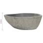 Preview: Waschbecken Flussstein Oval (37-46)x(29-36) cm
