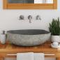 Preview: Waschbecken Flussstein Oval (45-53)x(34-41) cm  
