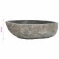 Preview: Waschbecken Flussstein Oval (45-53)x(34-41) cm  
