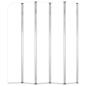 Preview: Duschabtrennung 120x140 cm Hartglas Transparent