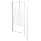Preview: Duschabtrennung 120x68x130 cm Hartglas Gestreift