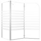 Preview: Duschabtrennung 120x68x130 cm Hartglas Gestreift