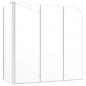 Preview: Duschabtrennung 120x69x130 cm Hartglas Transparent