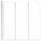 Preview: Duschabtrennung 120x69x130 cm Hartglas Transparent