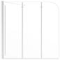 Preview: Duschabtrennung 120x69x130 cm Hartglas Transparent