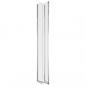Preview: Duschabtrennungen 2 Stk. 104x130 cm Hartglas Transparent