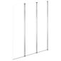 Preview: Duschabtrennungen 2 Stk. 104x130 cm Hartglas Transparent