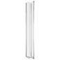 Preview: Duschabtrennungen 2 Stk. 104x130 cm Hartglas Transparent