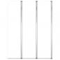 Preview: Duschabtrennungen 2 Stk. 104x130 cm Hartglas Transparent