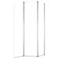 Preview: Duschabtrennungen 2 Stk. 104x130 cm Hartglas Transparent