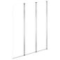 Preview: Duschabtrennungen 2 Stk. 104x130 cm Hartglas Transparent