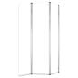 Preview: Duschabtrennungen 2 Stk. 104x130 cm Hartglas Transparent