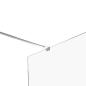 Preview: Duschwand-Stabilisierungsstange Edelstahl 70-120 cm 