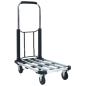 Preview: Transportwagen Klappbar 150 kg Aluminium Silbern  