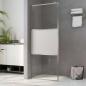 Preview: Duschwand für Begehbare Dusche Halbmattiertes ESG-Glas 80x195cm