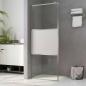 Preview: Duschwand für Begehbare Dusche Halbmattiertes ESG-Glas 80x195cm