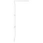 Preview: Begehbare Duschwand mit voll mattiertem ESG-Glas 90x195 cm