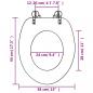 Preview: Toilettensitz mit Deckel MDF Pinguin-Design