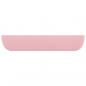 Preview: Luxus-Waschbecken Rechteckig Matt Rosa 71x38 cm Keramik