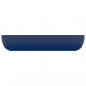 Preview: Luxus-Waschbecken Rechteckig Matt Dunkelblau 71x38 cm Keramik