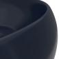 Preview: Luxuriöses Waschbecken Rund Matt Dunkelblau 40x15 cm Keramik
