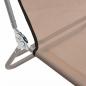 Preview: Sonnenliegen Klappbar 2 Stk. Taupe Textilene und Stahl