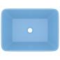 Preview: Luxus-Waschbecken Matt Hellblau 41x30x12 cm Keramik