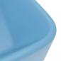 Preview: Luxus-Waschbecken Matt Hellblau 41x30x12 cm Keramik