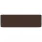 Preview: Luxus-Waschbecken Matt Dunkelbraun 41x30x12 cm Keramik