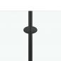 Preview: Badewannenaufsatz 2-fach Faltbar ESG 120x68x130 cm Schwarz