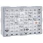 Preview: Multi-Schubladen-Organizer mit 64 Schubladen 52x16x37,5 cm