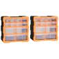 Preview: Multi-Schubladen-Organizer 2 Stk. 12 Schubladen 26,5x16x26 cm
